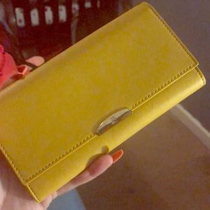 Aldo Yellow wallet